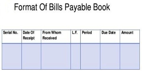 bills payable book qs study check ledger book