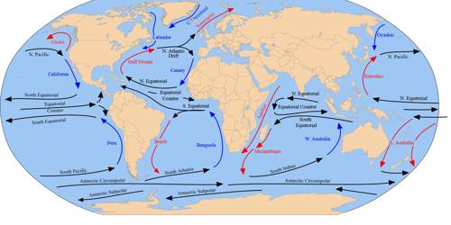Major Ocean Currents QS Study