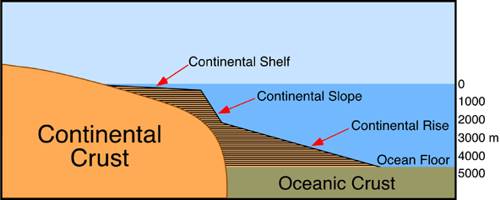 the continental crust is made mostly of
