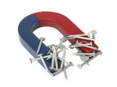 what is temporary magnet made of