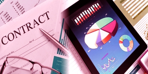 How is the profit of an incomplete contract determined?