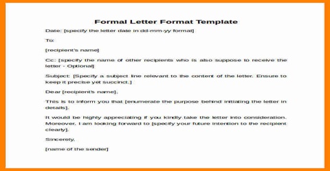 Format Of An Official Letter from www.qsstudy.com