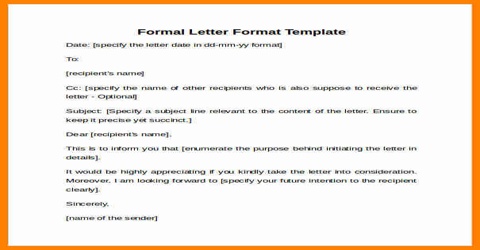 Format Of An Official Letter from www.qsstudy.com