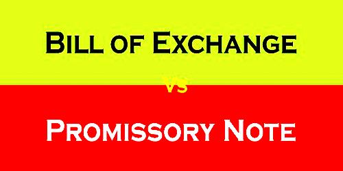 Differentiate Between Promissory Note And Bill Of Exchange Qs Study