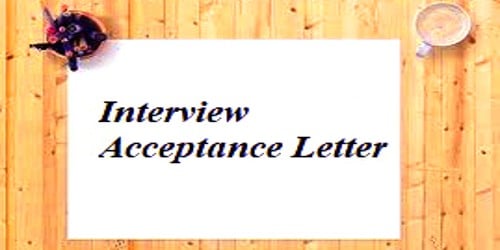 interview acceptance letter format qs study interview acceptance letter