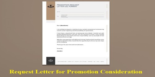 Letter Of Consideration For Promotion from www.qsstudy.com