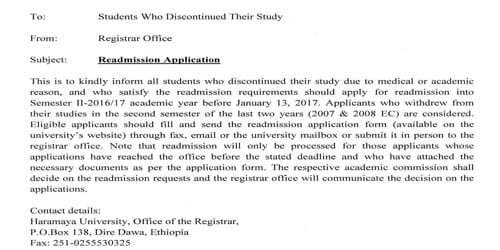 How to write a college readmission letter