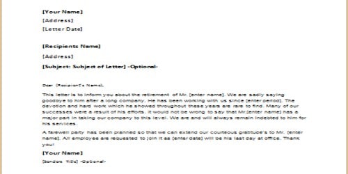 Letter To Someone Retiring from www.qsstudy.com