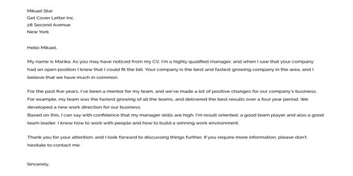 Cover Letter for Accountant Assistant - QS Study