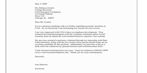 cover letter for actuary position qs study cover letter actuary