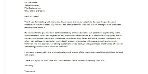 Sales Thank You Letter from www.qsstudy.com
