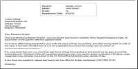Letter of Suspension from School