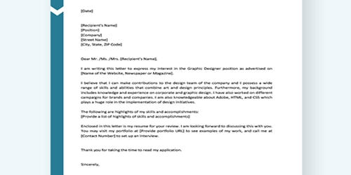 Cover Letter for Assistant Designer - QS Study