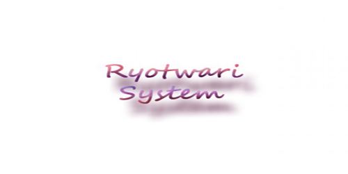 Ryotwari system was introduced in which year picture
